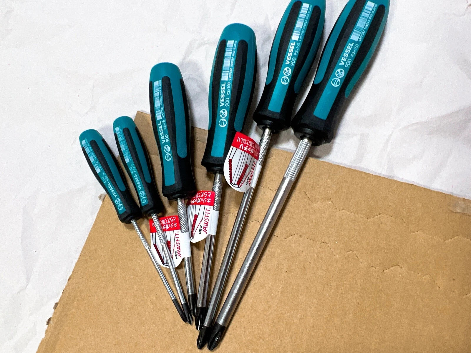 Vessel Megadora Screwdriver Set 6 items Workshop Equipment 900 910 series Japan