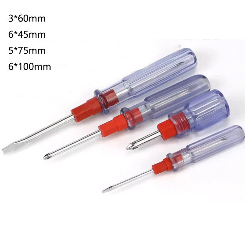 Dual-purpose Screwdriver Double Head Magnetic Screwdriver 2 in 1 Cross & Slotted