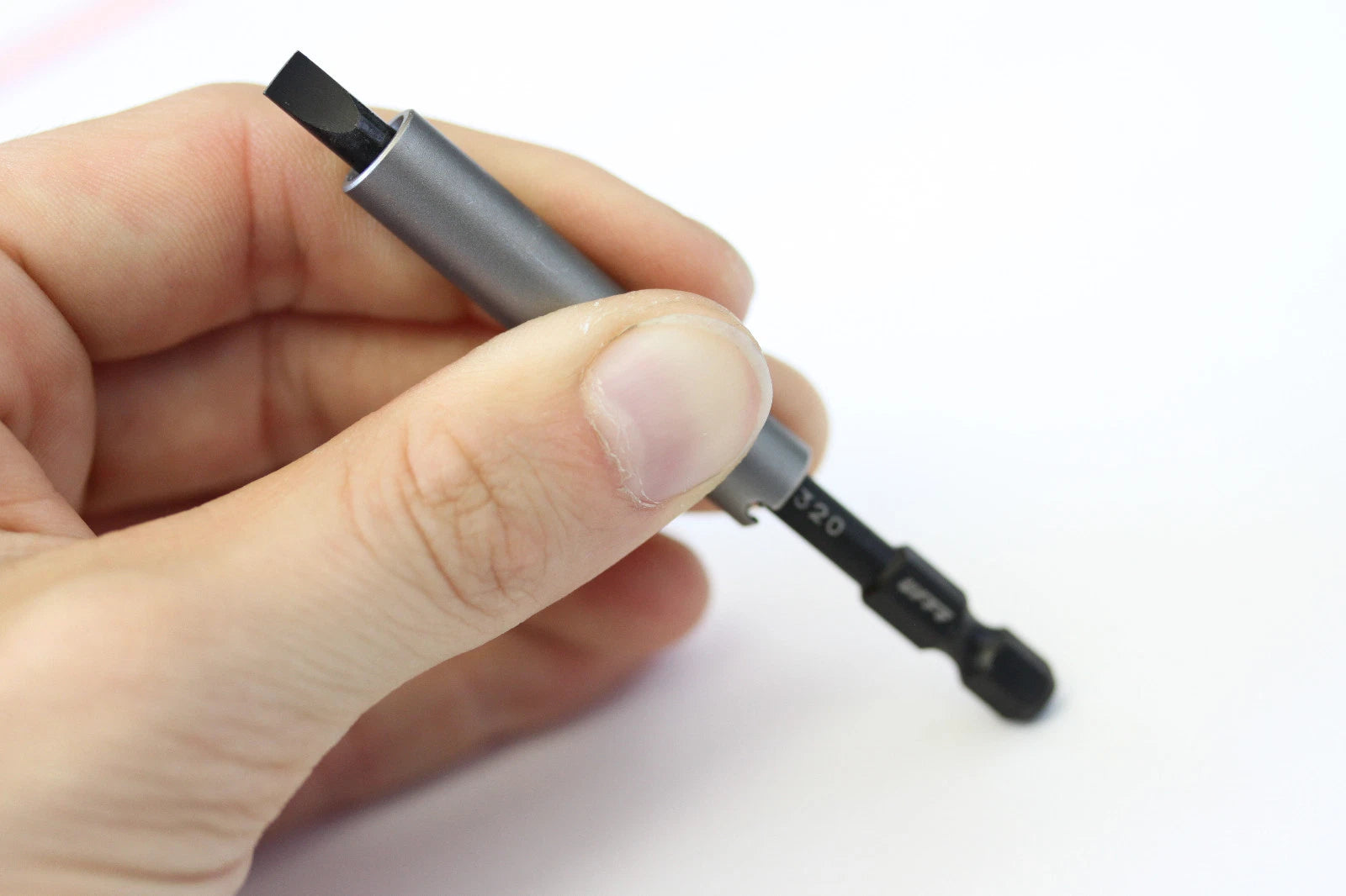 Uffy Slotted Power Bit w/ Finder Sleeve (4.9MM x 3-3/4") M-320X