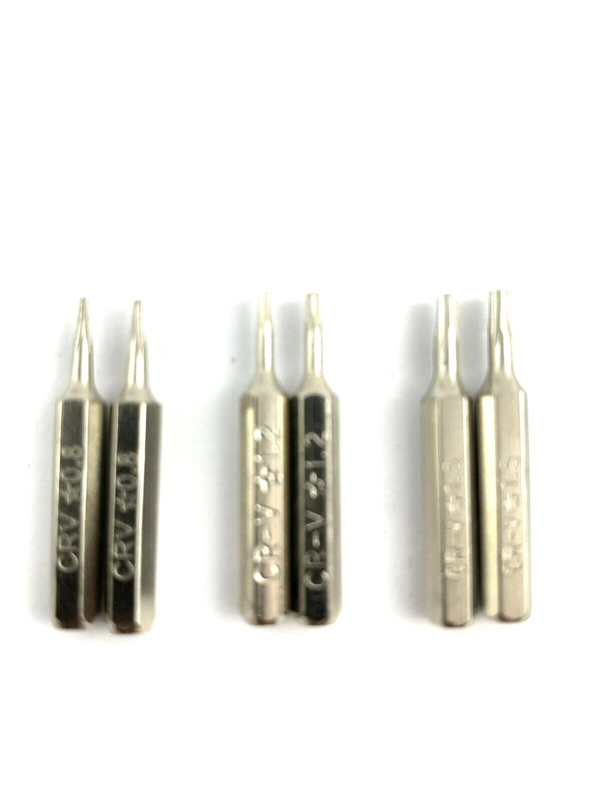 6 PCS Pentalobe Screwdriver Bits Set P2 P5 P6 5-Point 5-Star 0.8 mm 1.2 1.5 Torx