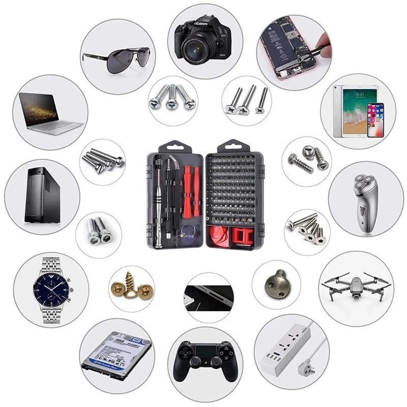 Ultimate 110-in-1 Magnetic Precision Screwdriver Set for Electronics Repair