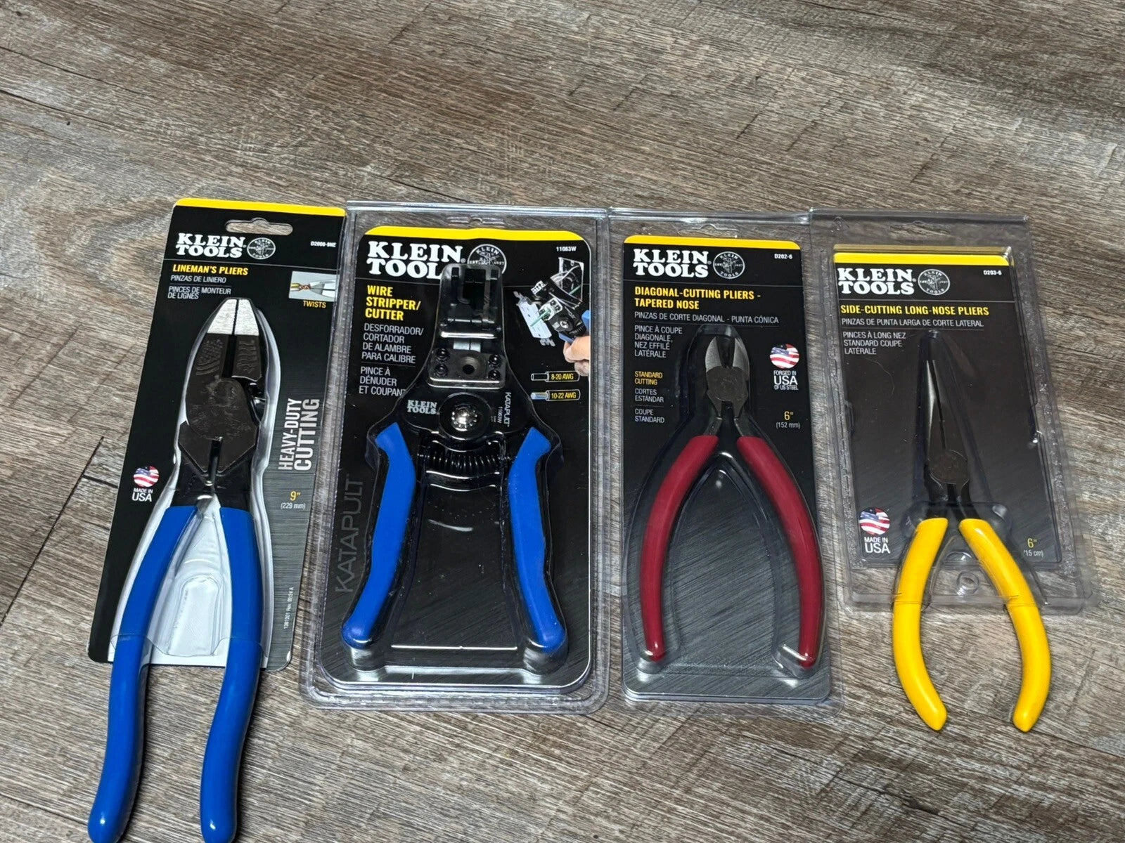 4 Klein Electricians tools