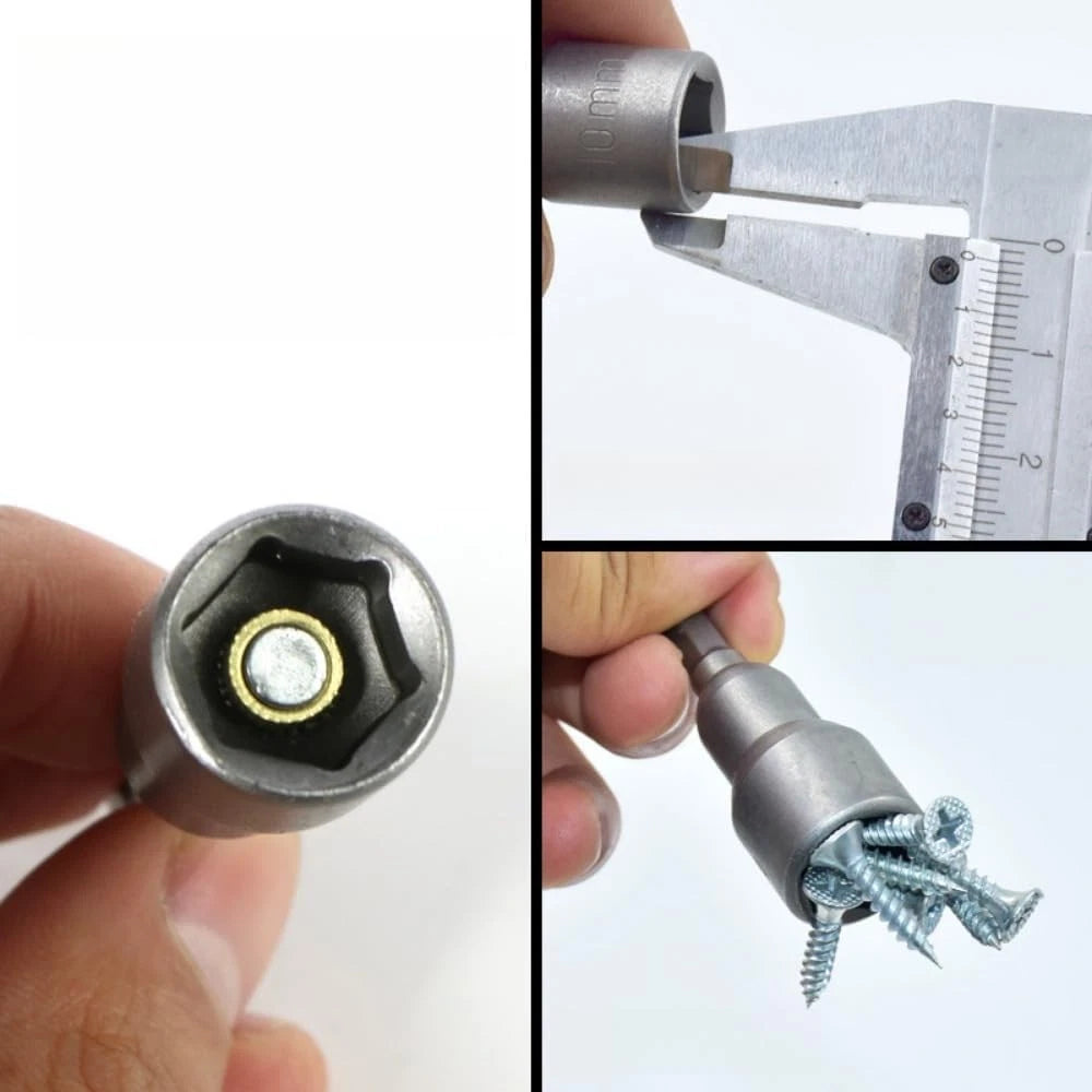 10-Piece Ultra Magnetic 5/16 Nut Driver Set for Impact Drills, 2.5" Shank