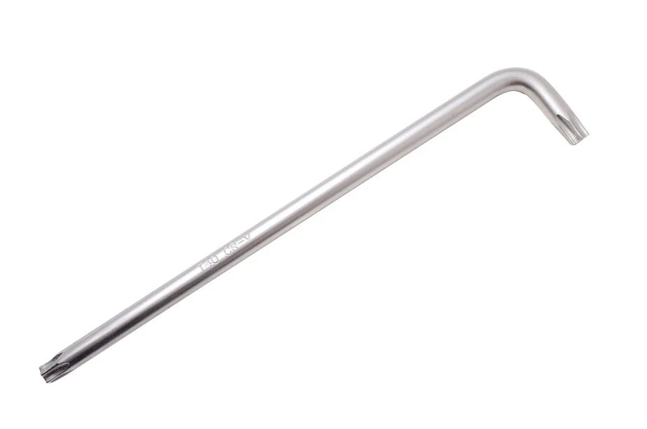 9pc 40CR Steel Tamperproof Torx Key Wrench Set (T10-T50) Extra Long Tip