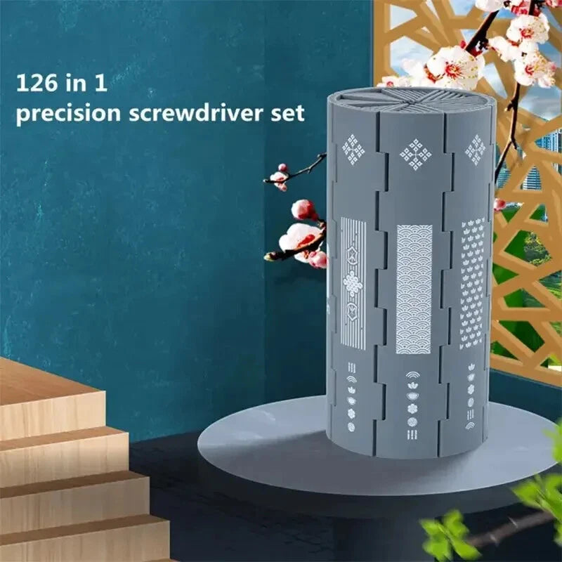 Manual Screwdriver Set Bamboo Simple Hard Wear Resistant Durable Multifunctional-