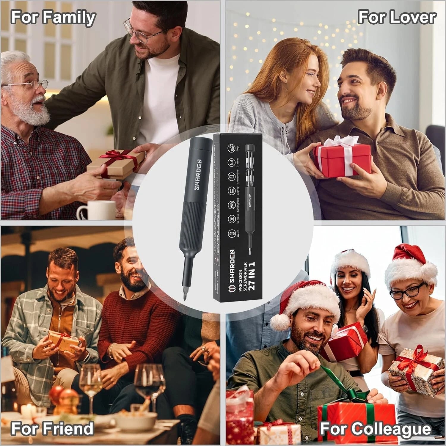 Sharden 27-in-1 Precision Screwdriver Set Multi Bit Small Screwdriver Magnetic M