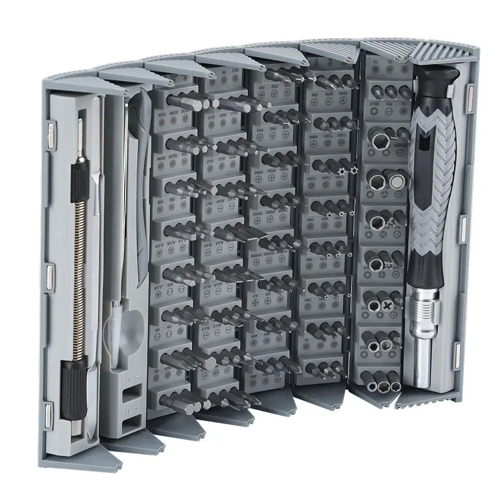 Manual Screwdriver Set Bamboo Simple Hard Wear Resistant Durable Multifunctional-