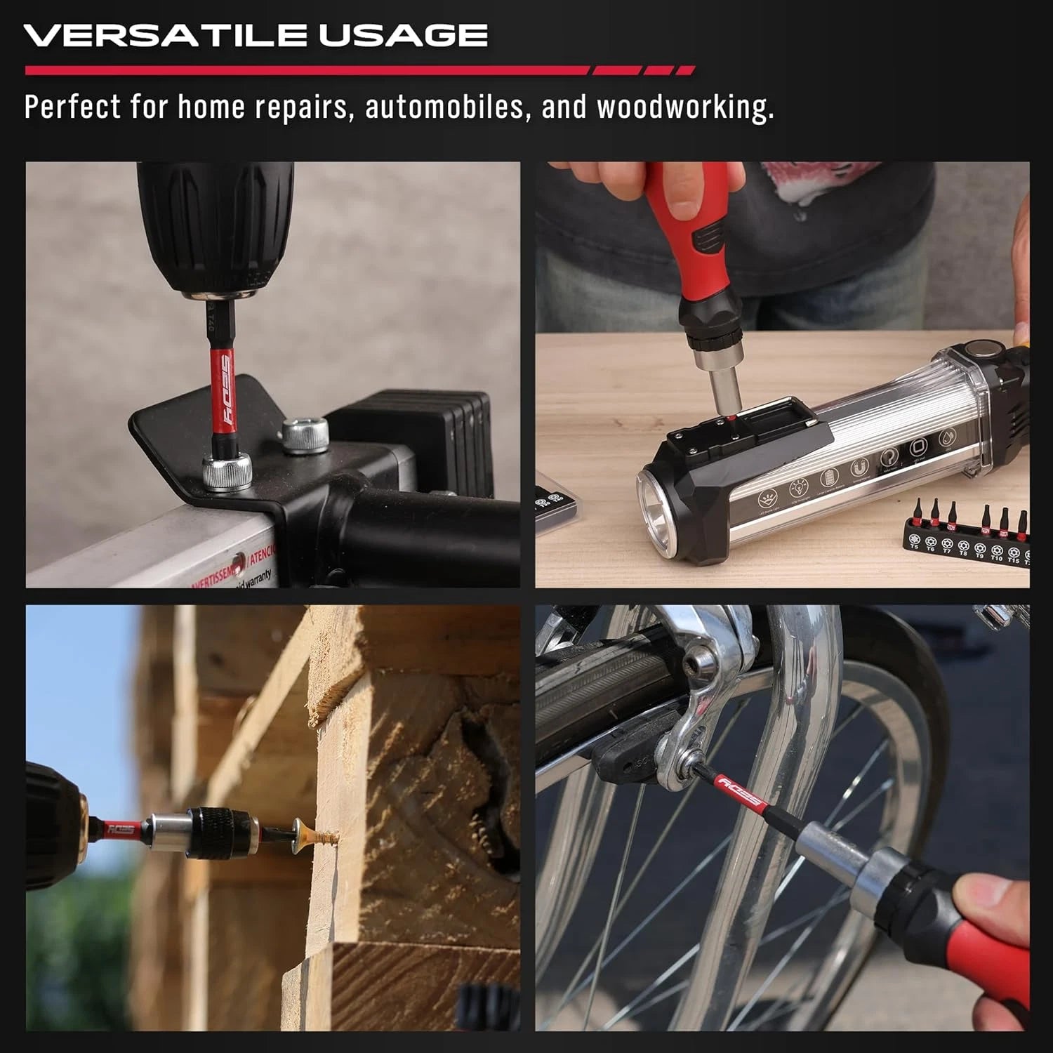 25 Piece Torx Bit Set 1''&2.5'' Security Tamper Proof Torx Impact Screwdriver