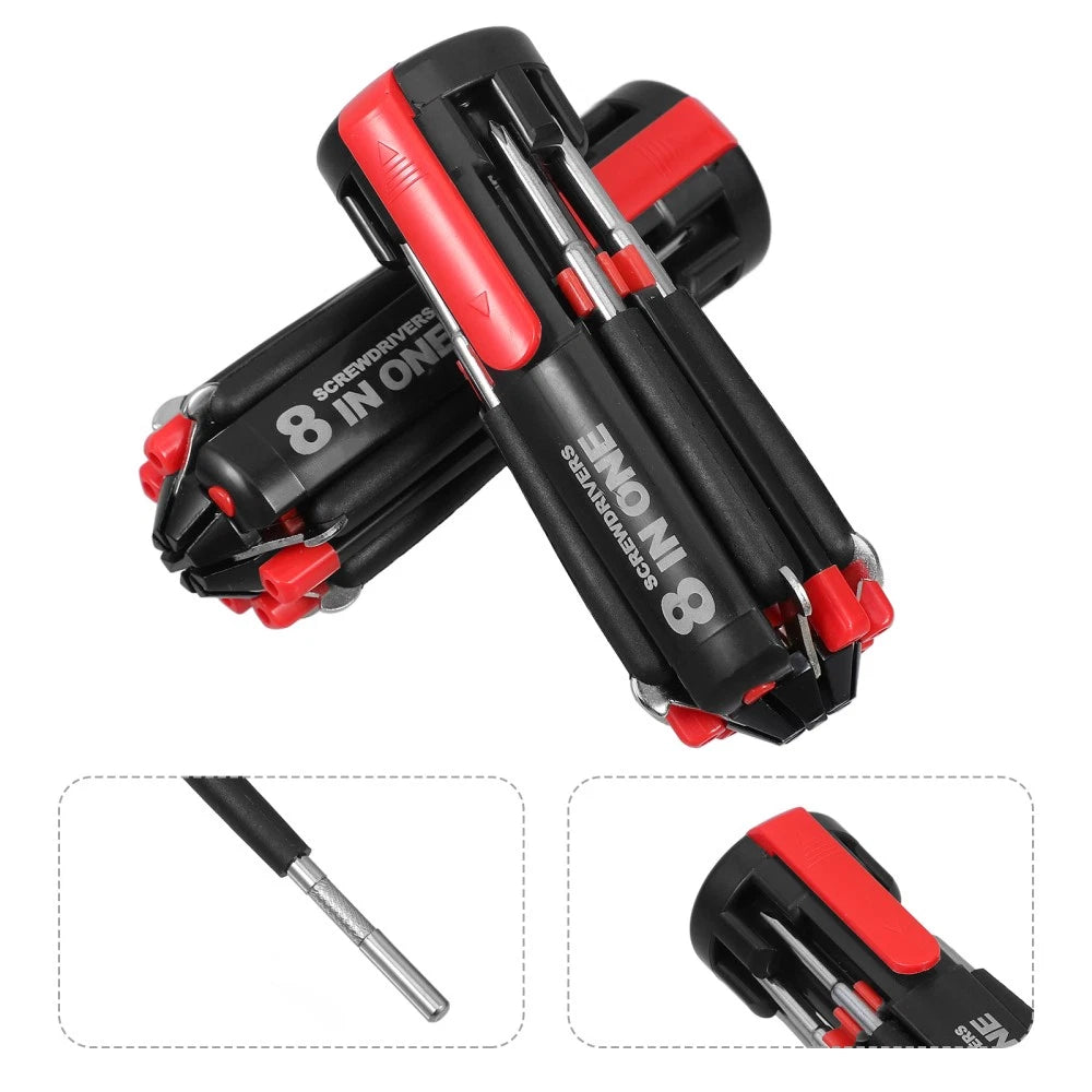 2Pcs Screwdirver Stubby Screwdriver Set Magnetic Screwdriver Set