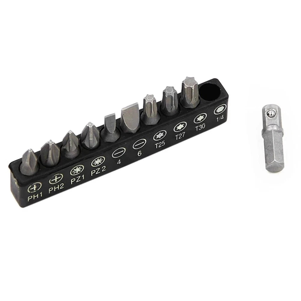 Flat Head  Ratchet Wrench 90 Degree Offset Screwdriver Handle with Bit Set4208