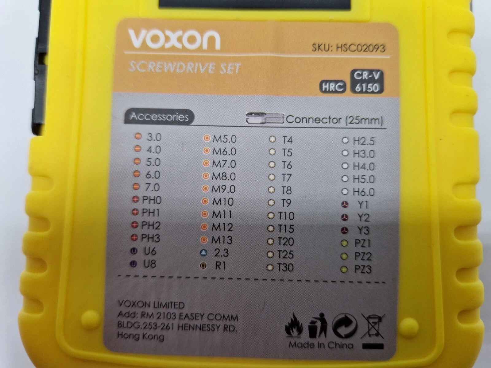 Voxon 47pc Magnetic Adjustable Screwdriver / Socket Set