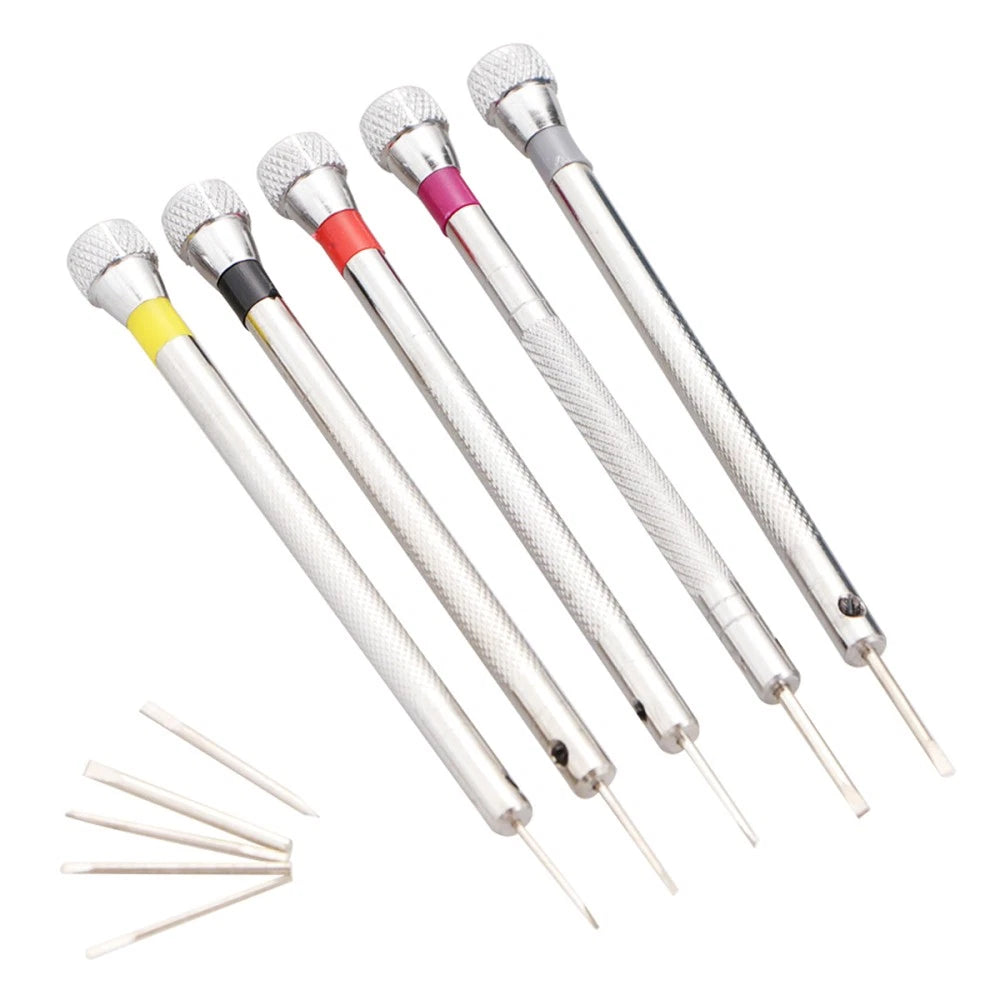 5 Pcs Small Screwdriver Set Eyeglass Repair Watch Eyeglasses Kit