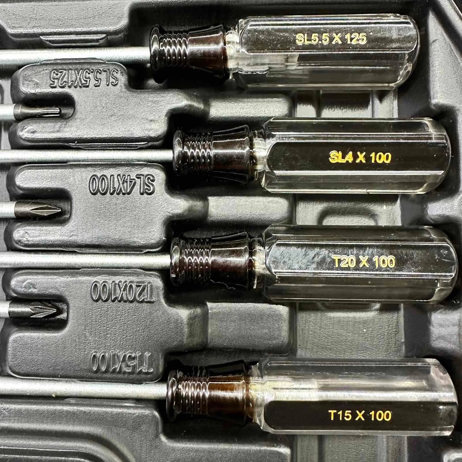 Brand New Magnetic 12 Pieces Tacklife HHS7B Screwdriver Set with Case