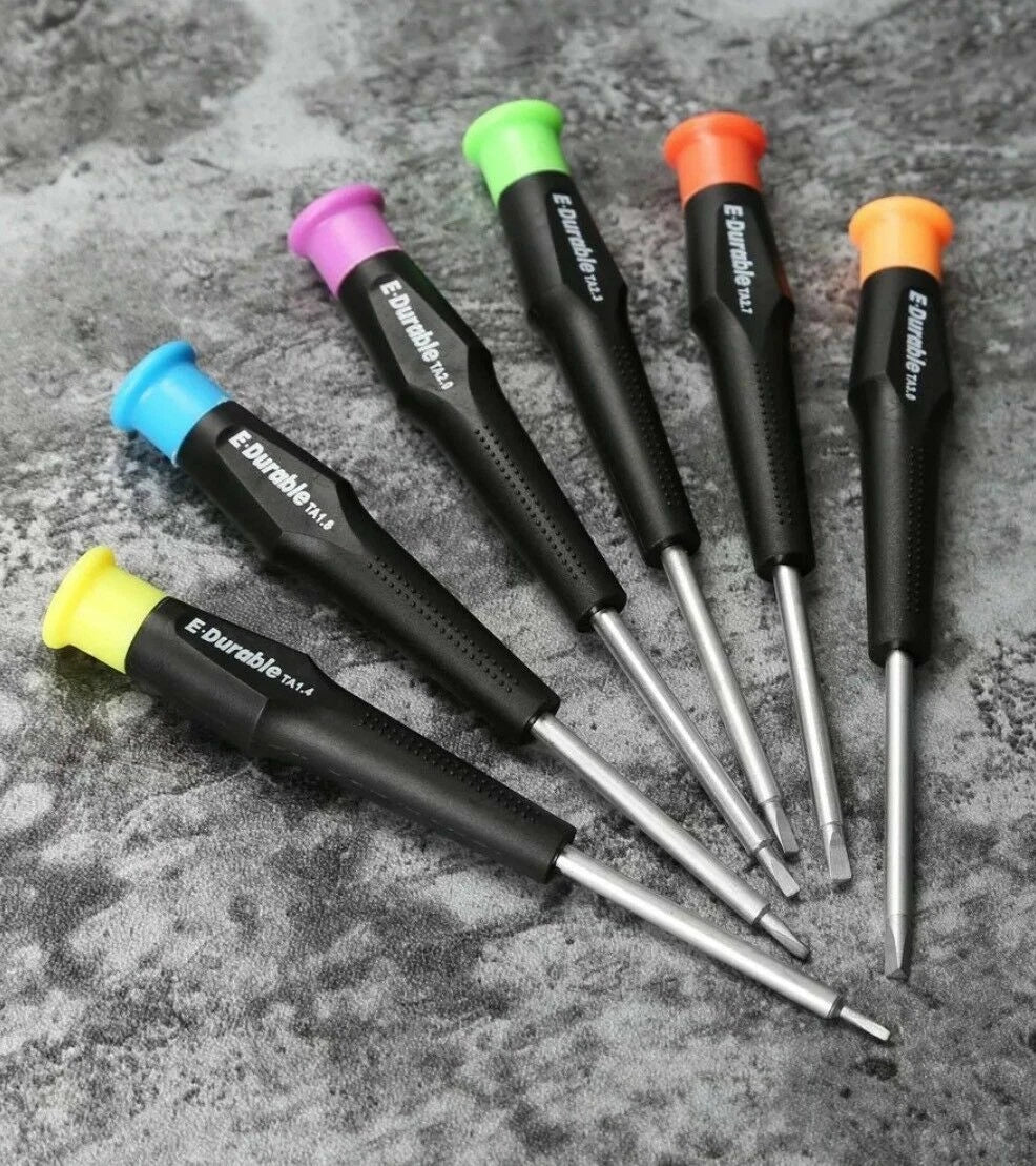6pc Triangle Tipped Screwdriver Set for European die cast car models and toys
