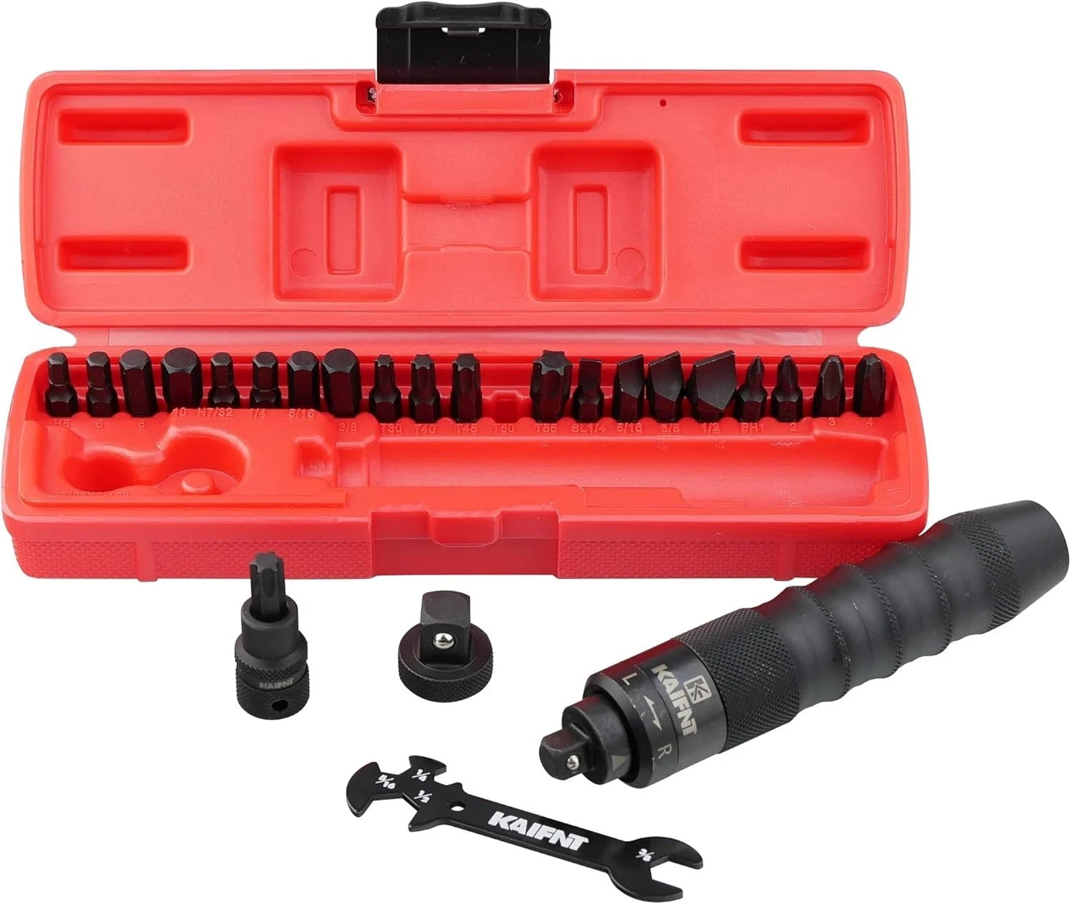 K504 Heavy Duty Manual Impact Driver Set 3/8-Inch 1/2-Inch 25-Piece