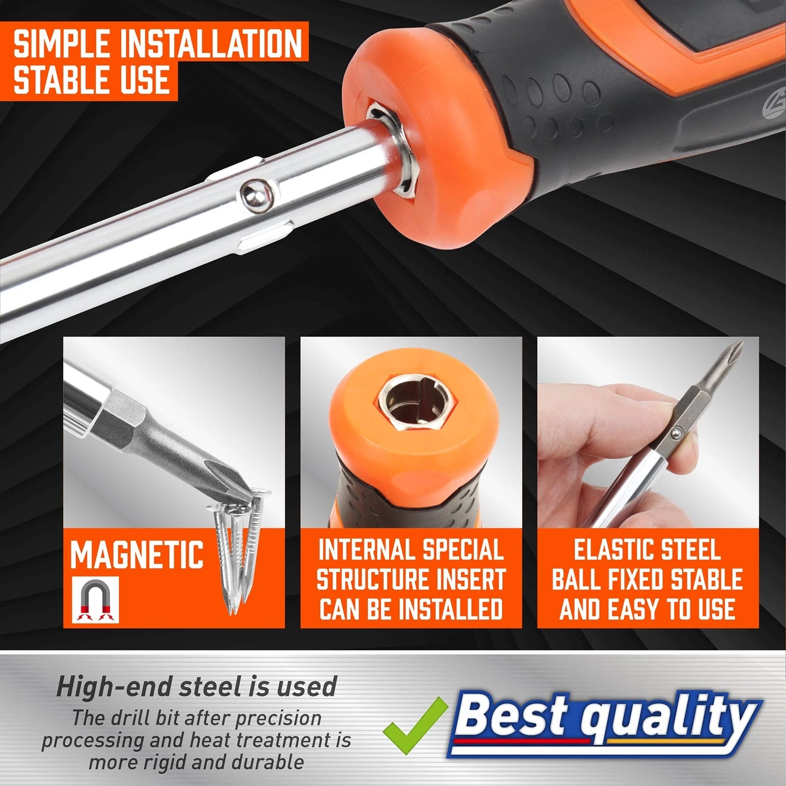 18-in-1 Multi-bit Screwdriver Set Tool All in One Portable Multi-Purpose Scre...