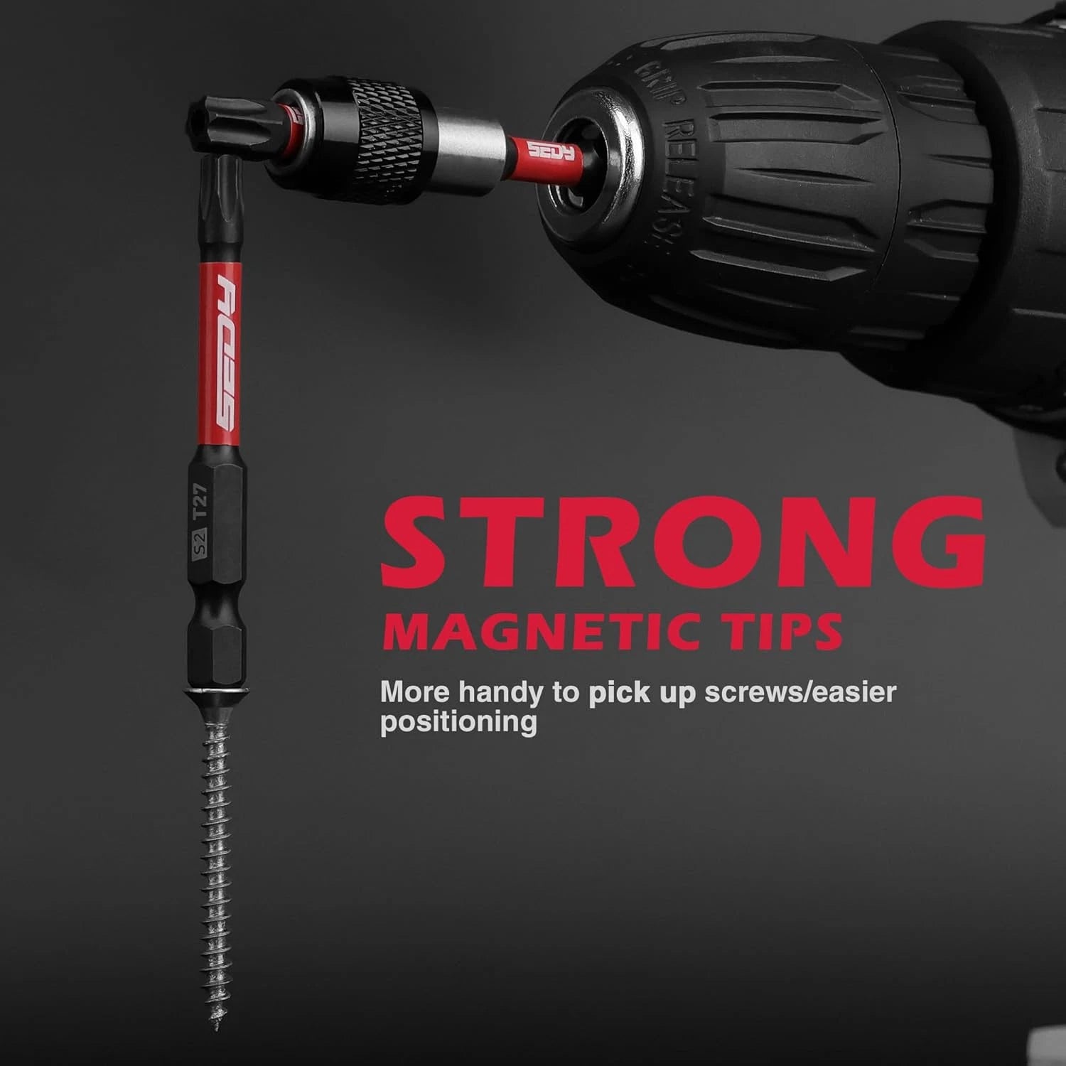 25 Piece Torx Bit Set 1''&2.5'' Security Tamper Proof Torx Impact Screwdriver