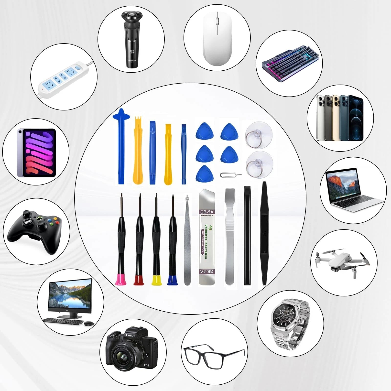 General Opening Repair Tool Kit Screwdriver Set PC Cell Phone Electronics Laptop