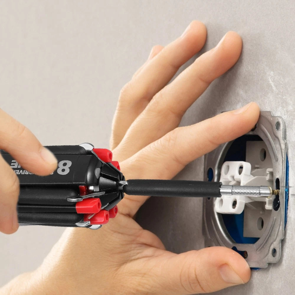 2Pcs Screwdirver Stubby Screwdriver Set Magnetic Screwdriver Set