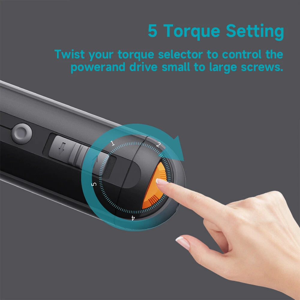 38-in-1 Multi-Function 4N.m Torque 3.6V Electric Screwdriver Set 220RPM E0