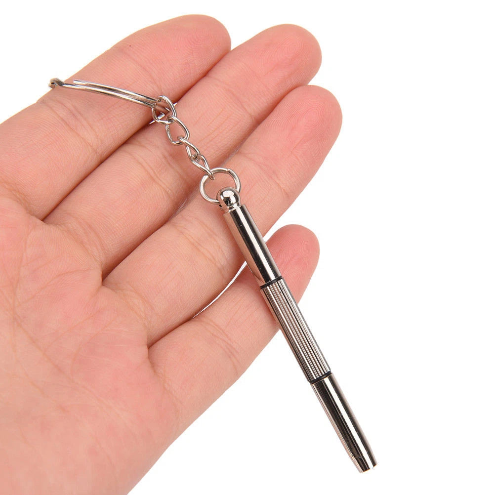 2 X 3in1 Mini Screwdriver Tool Repair set keyring for Watch,Glasses,CellPhone uk
