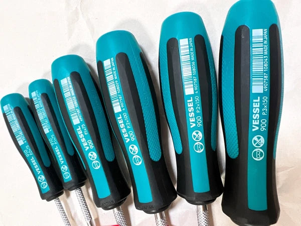 Vessel Megadora Screwdriver Set 6 items Workshop Equipment 900 910 series Japan