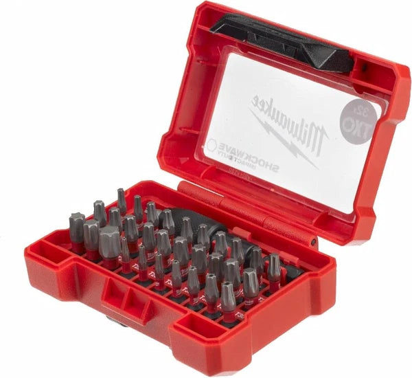 Shockwave Compact Bit 32 Piece Torx Set 4932471586 Set of 32 Red
