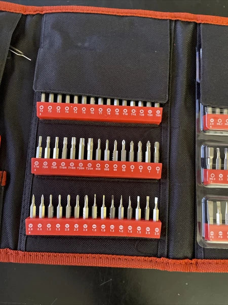 142-Piece Precision Screwdriver Set with 120 Bits - Magnetic Repair Tool Kit