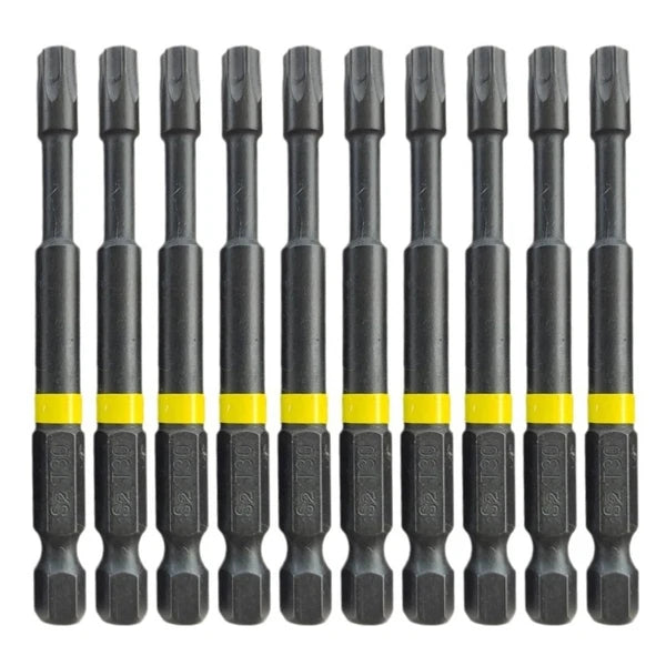 Driver Bit Tool Set 10Pcs High Adhesion for Secure Screwing Screwdriver