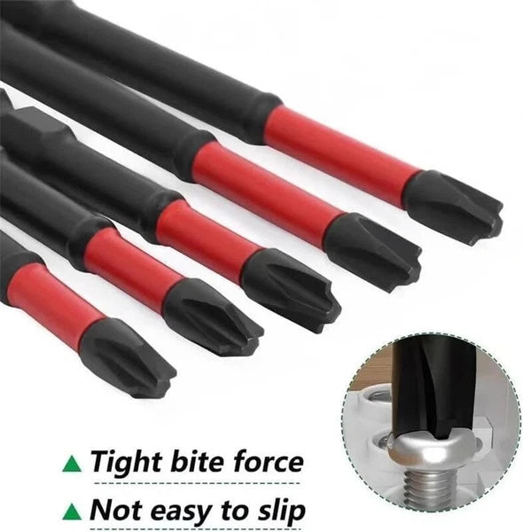 5-10pcs FPH2 Impact Screwdriver Bit Set-S2 Steel 65mm &110mm Slotted Heads US