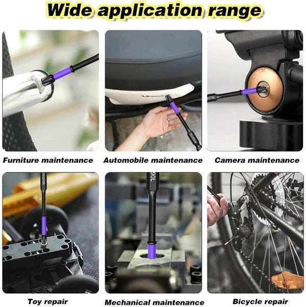 Juego de 14 brocas para destornillador magnético de alta potencia