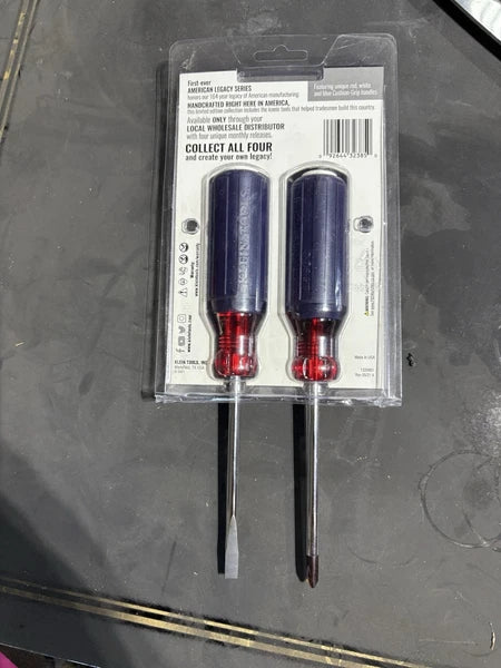 Klein 85442RWB American Legacy 2-Piece Screwdriver Set