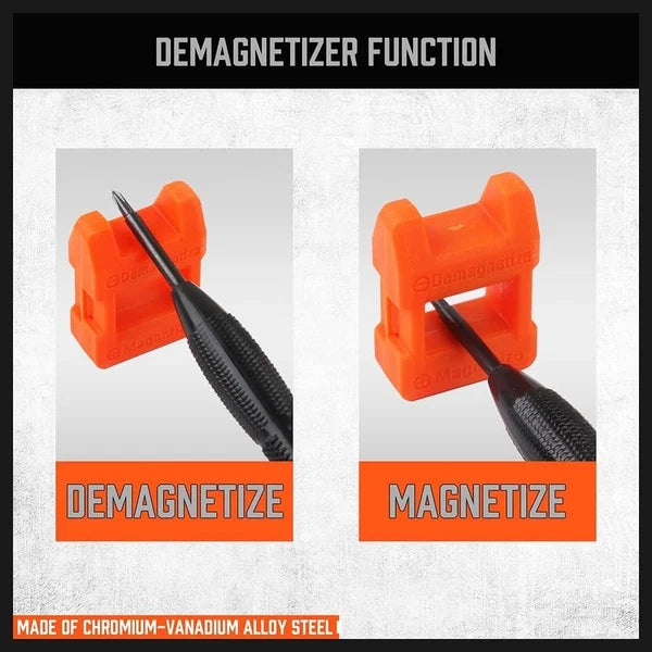 Mini 24-Piece Screwdriver Set - Phillips, Slotted, and Torx with Storage Bag