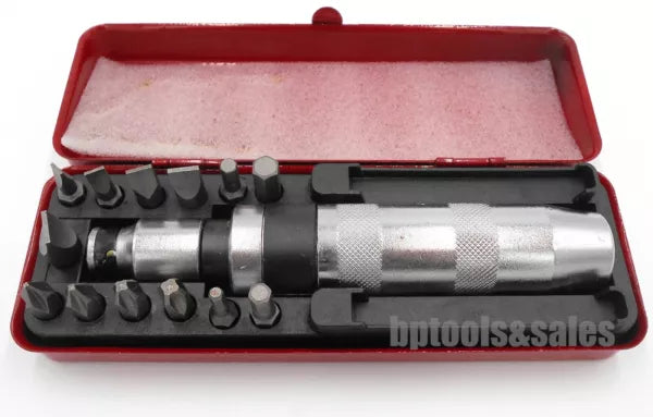 14pc 3/8" DR. Impact Driver Set Heavy Duty Screw Remover Tightener Reversible