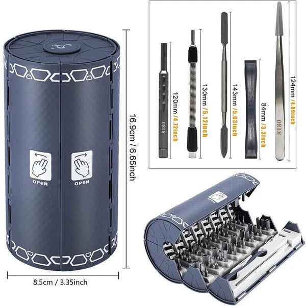 128 IN 1 Precision Screwdriver Set Torx Computer PC Phone Watch Repair Tool Kit