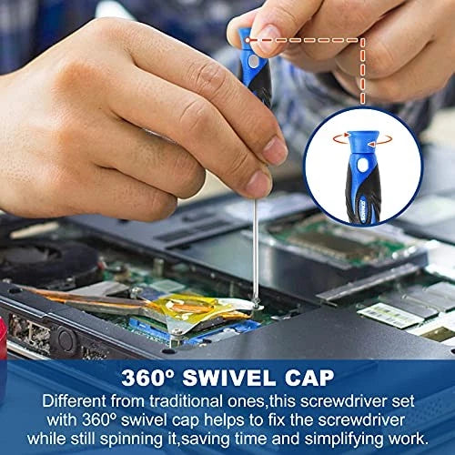 51-Piece Screwdriver Set,  Multi-Purpose Screwdriver Set with Case, Precision