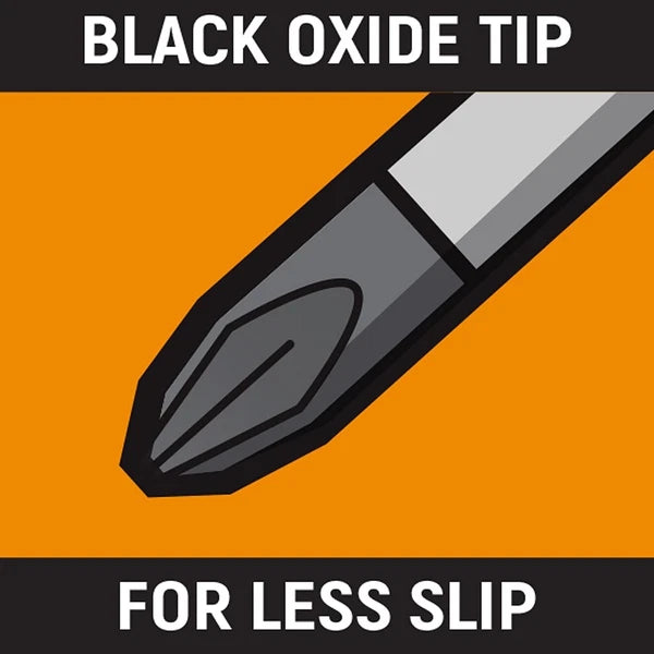 2 Pc. Phillips/Slotted Dual Material Screwdriver Set -