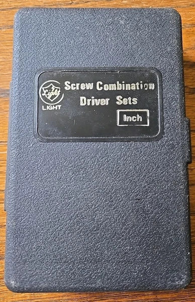 Light Screw Combination Driver Set ~ INCH