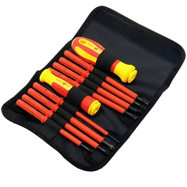 Electrician Insulated Magnetic Screwdriver Set Phillips Torx Screw Driver Bits