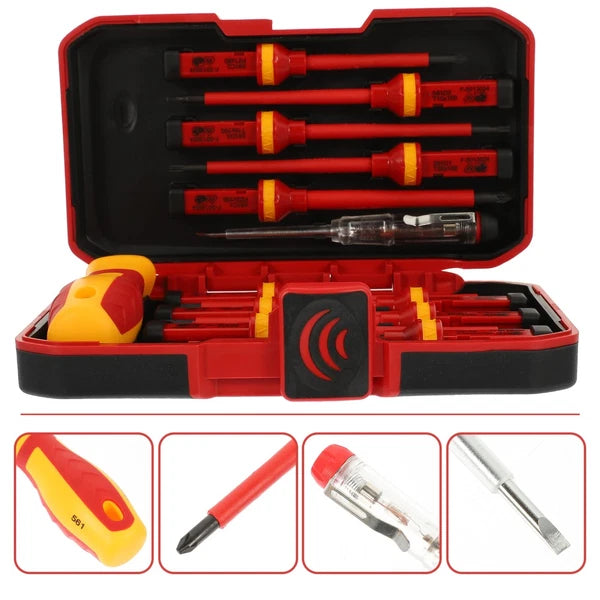 13 Pcs Insulating Screwdriver Set Insulated Electrical Tool Screwdrivers Repair