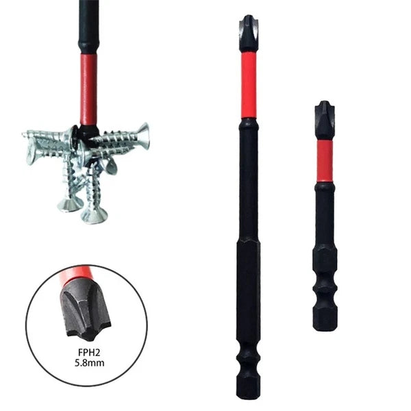 5-10pcs FPH2 Impact Screwdriver Bit Set-S2 Steel 65mm &110mm Slotted Heads US