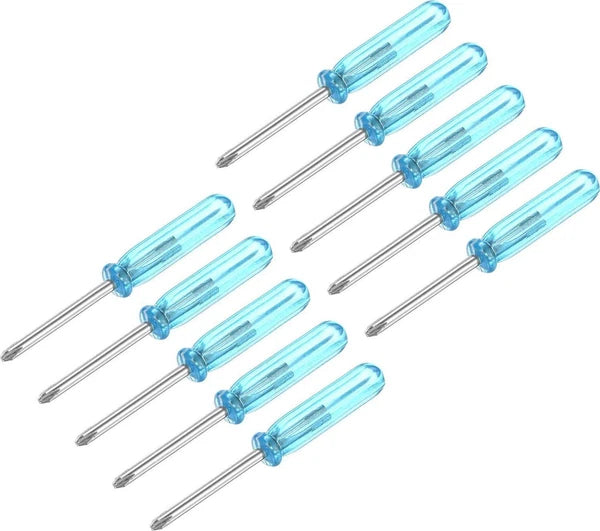 10 Pcs Mini Phillips Screwdriver, 2.0mm Cross Head 45mm Length for Small Repair,