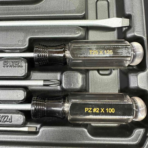 Brand New Magnetic 12 Pieces Tacklife HHS7B Screwdriver Set with Case