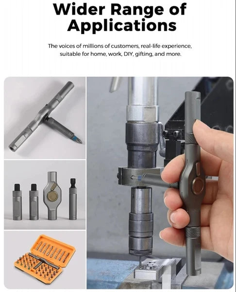 42-in-1 Precision Ratchet Screwdriver Set Portable Hand Tool Multifunctional