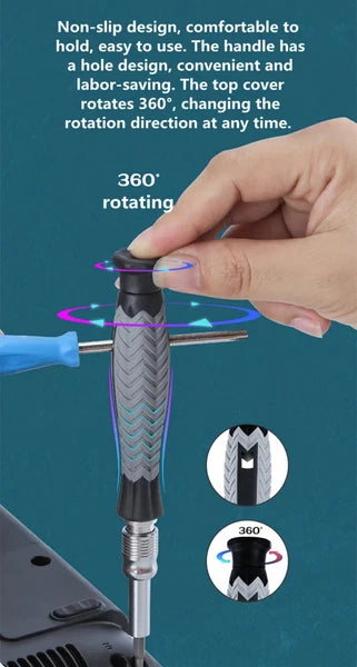 Manual Screwdriver Set Bamboo Simple Hard Wear Resistant Durable Multifunctional-