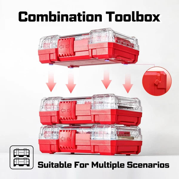 42-Piece Impact Screwdriver Bits Set, Magnetic S2 Steel, Phillips/Slotted/Square