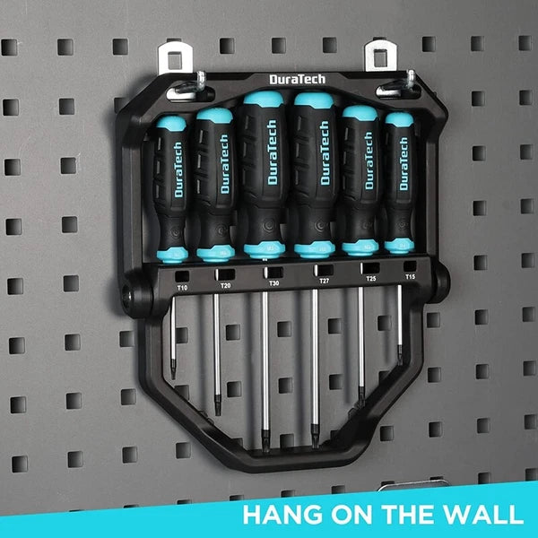 DURATECH 6PC Magnetic Torx Screwdriver Set S2 Steel Shaft Magnetic Tip W/Storage