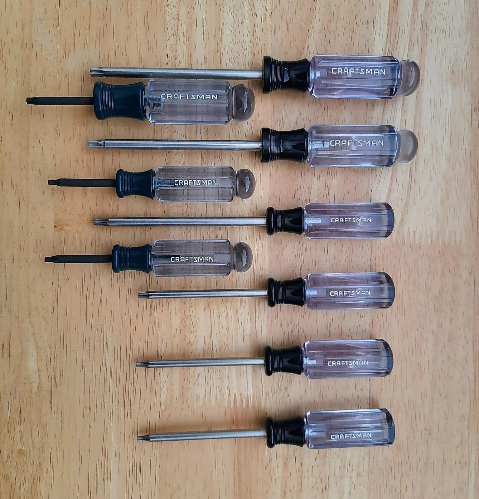 Craftsman 9 Piece Torx Screwdriver Set With Stubbys