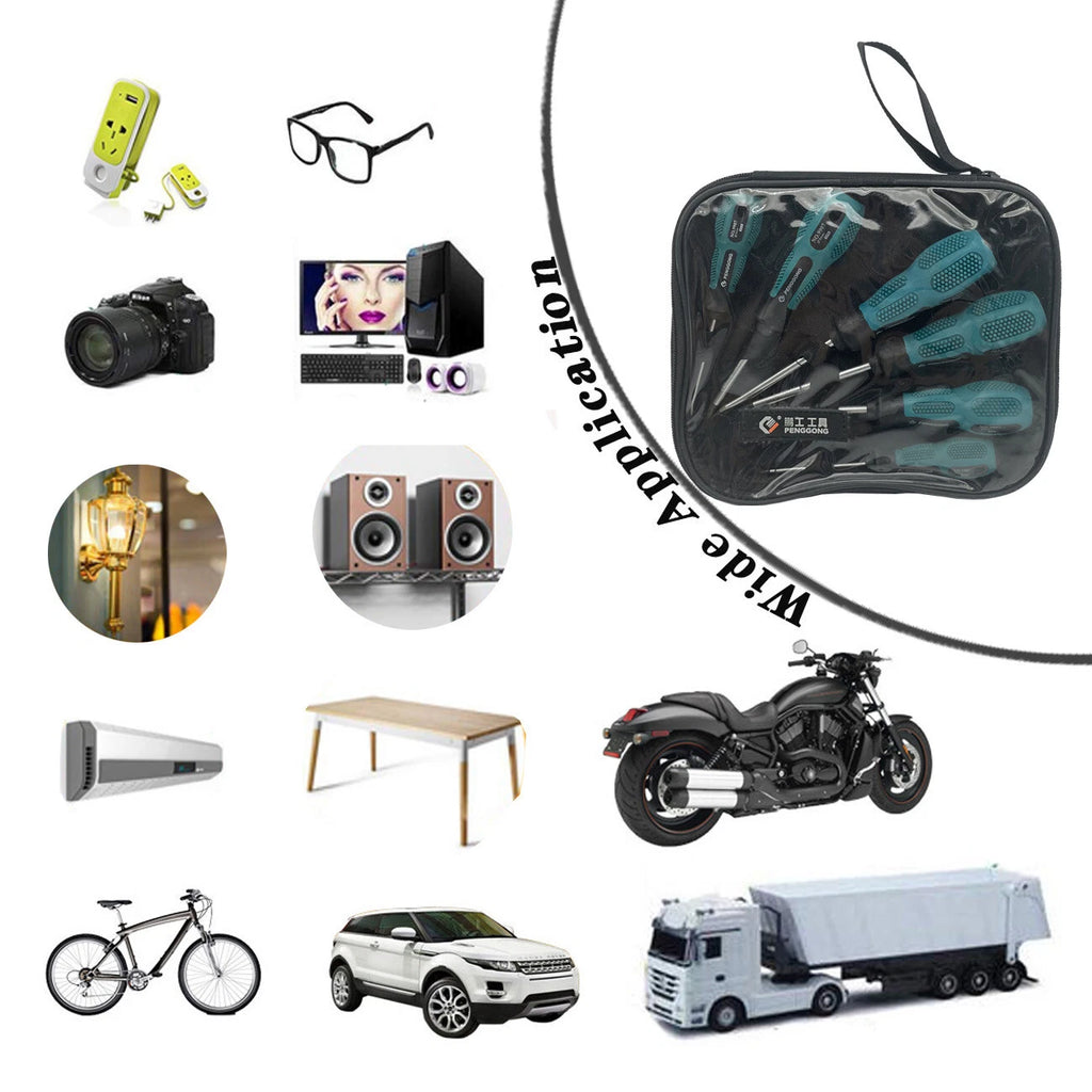 6pcs Screwdriver set Repair Tool Magnetic Phillips / Slotted Muti-Purpose hand t