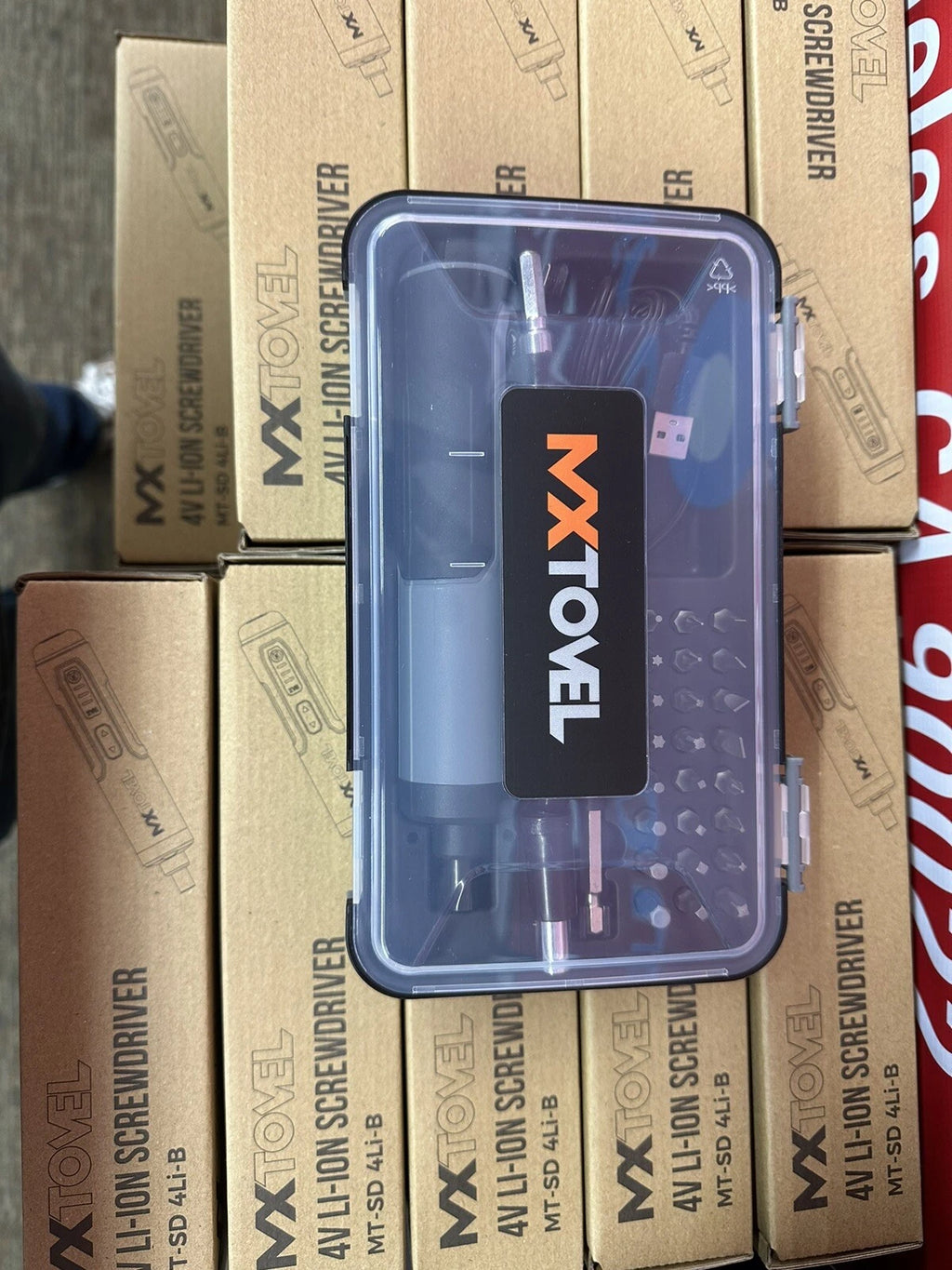 MX Tovel Hand Electric Screwdriver Kit - 4V Cordless Electric Screwdriver 26pc